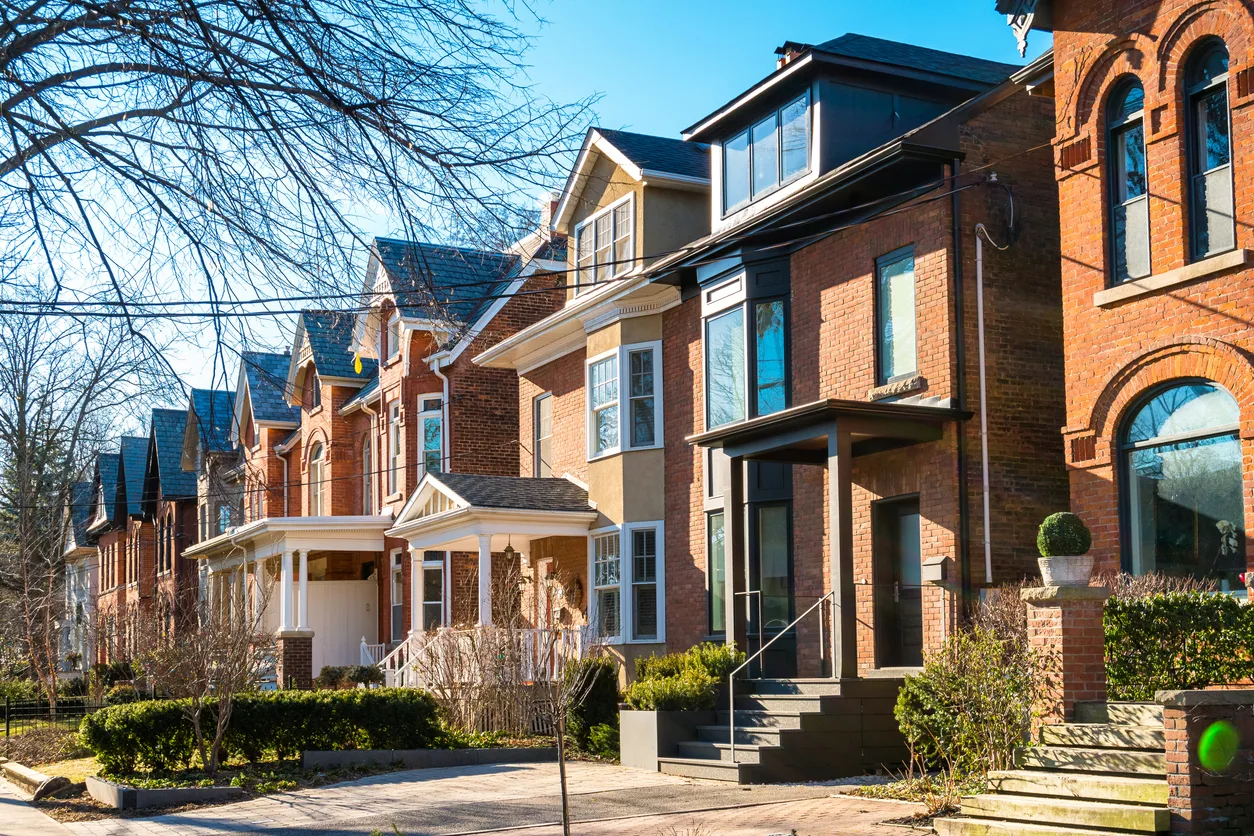 Homes In South Hill Neighbourhood Of Toronto Ontario Canada