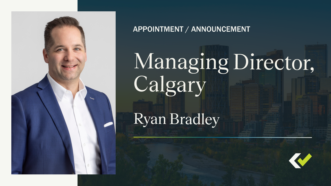 KV Capital appoints Ryan Bradley as Managing Director, Calgary